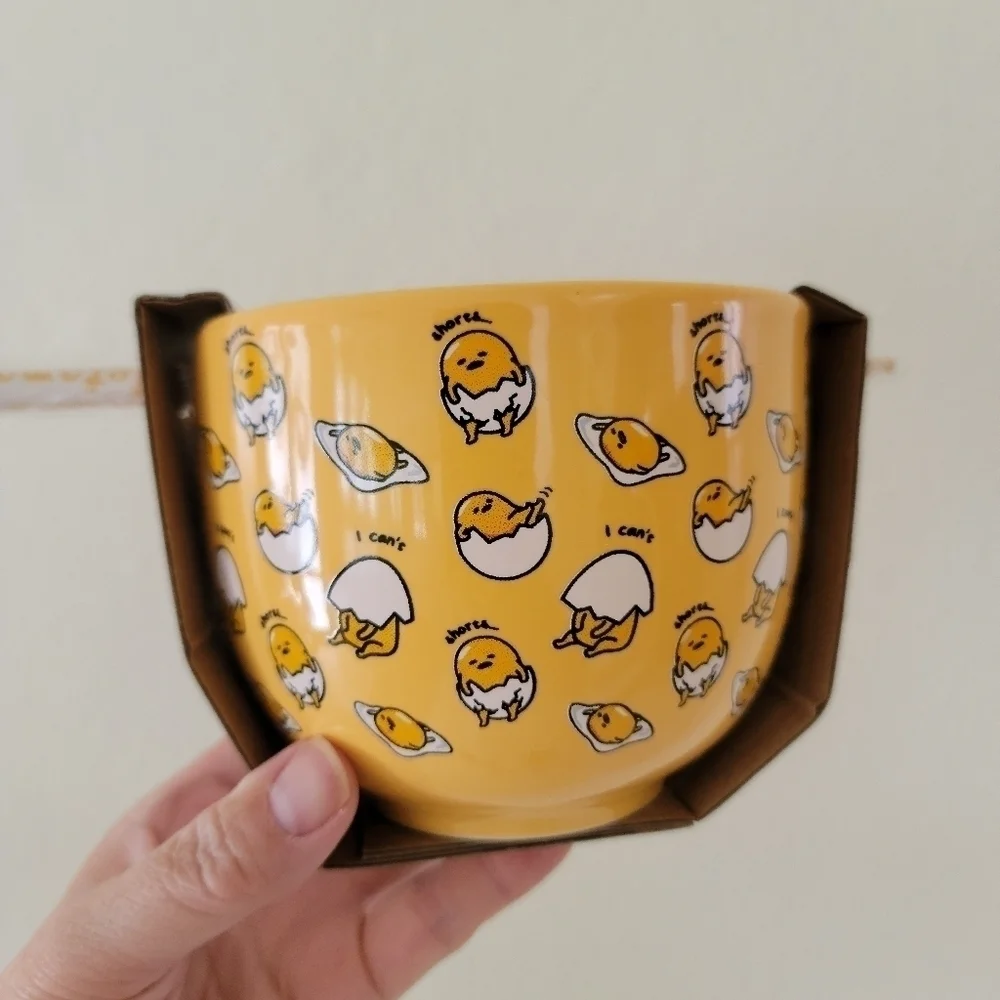 Gudetama Ramen Bowl with Chopsticks Set